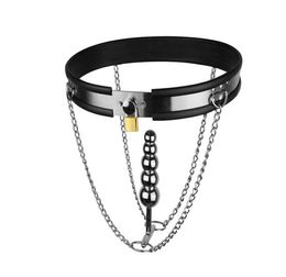 Bdsm sm sex toys for women Stainless steel Y-type Adjustable Premium Chastity Belt with One Locking Cover Removable