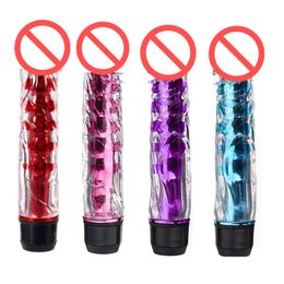 Multi Speed Waterproof Penis Dildo Vibrator G-Spot Massager Sex Women Toys #R410