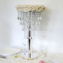 best selling Acrylic table top chandelier centerpieces Crystal Table Chandelier for wedding