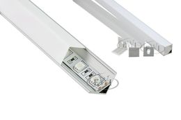 10 X 1M sets/lot 90 degree corner led channel and aluminium led profile corner for kitchen led or cabinet lighting