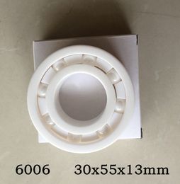 5pcs 6006 full Ceramic bearing 30x55x13 mm Zirconia ZrO2 Ceramic ball bearings 30*55*13mm