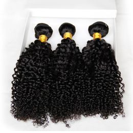 4Pcs Lot 8-30Inch Malaysian Kinky Curly Virgin Hair Grade 7A Unprocessed Malaysian Curly Human Hair Weave Natural Black Thick Soft Extension
