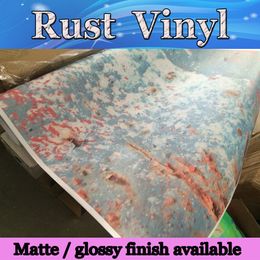 New Rust Vehicle wrap Vinyl foi with air release Vehicle & Boat Decocation Graphics rust Car stickers skin foil 1.52x30m/Roll 5x98ft