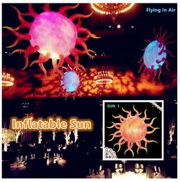 2m Decorative LED Inflatable Sun for Party, Club and Event Decor