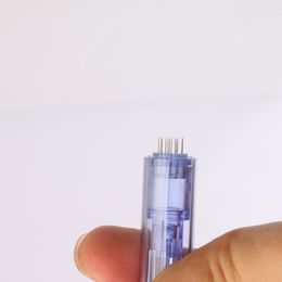 Replaceable derma pen cartridges electric derma stamp 12pins needles dermapen needle cartridge microneedle head for Dr.pen