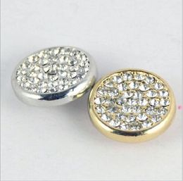10pcs 20MM Multi-style Noosa Snap Button Alloy Diamond Charm Button Diy Jewelry Noosa Chunk For Men Women Charm Braceelets Earrings Necklace