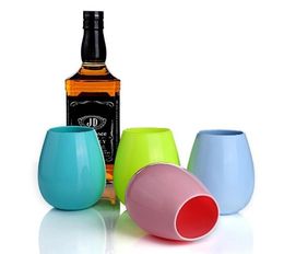 2x Outdoor Silikon Runde Nicht-slip Wasser Flasche Becher Tasse Hülse Abdeckung