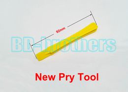 Yellow Pry Tool Plastic flathead Straight Cross Prying Tools Crowbar Opening Tools Spudger for Open Cell Phone Repair 3000pcs/lot