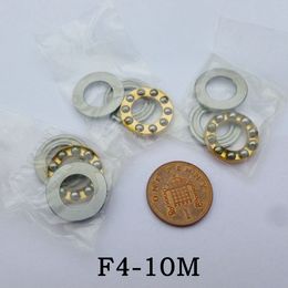 100pcs F4-10M Axial Ball Thrust Bearings 4*10*4 miniature Plane thrust ball bearing 4x10x4 mm