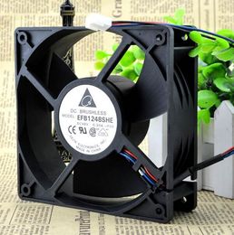 DELTA EFB1248SHE-F00 48V 0.30A 12038 12 cm 3 wire tachometer cooling fan