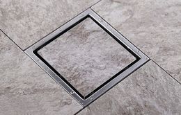 lead free top sale Tile Insert Square Floor Waste Grates Bathroom Shower 150mm X 150mm 304 Stainless steel bathroom Drain DR700