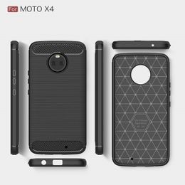 Carbon Fibre Cases For Moto X4 Moto G5S G5S Plus Heavy duty shockproof Armour case for Moto G5 G5 Plus cover case