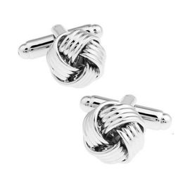 Fried dough twist Cuff Links Silver Cuff Links shirts Cufflinks For Mens Jewellery French cufflinks wedding Best Fathers Day Xmas gift