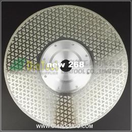 9"/230mm Electroplated Diamond cutting & grinding discs for marble & granite with 22.23 Flange, diamond blade