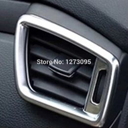 ABS Chrome Air Condition AC Vent Outlet Cover Trim For 2015 2016 Nissan Qashqai J11 Auto Styling Accessory