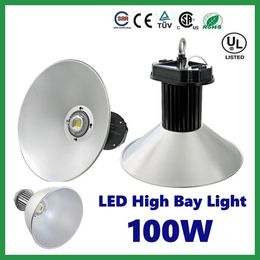 DHL Free Shipping 100W LED High Bay Light 85-265V Industrial LED Lamp 45 Degree LED Lights High Bay Lighting 10000LM for Warehouse, factory