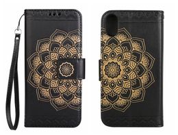 For iPhone X Case Flip Cover Luxury Leather Wallet New Court Flower Flip Cover For iPhone X iPhoneX Case