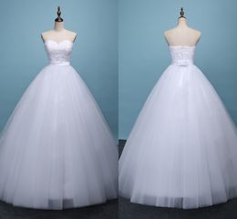 2018 Sexy Tulle Beach Wedding Dresses 2017 Sweetheart Lace A-Line Real Image Cheap Bridal Gowns Plus Size Country Wedding Bride Dress