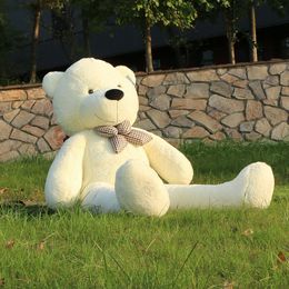 New 63" 160 cm White Giant Teddy Bear Big Huge Stuffed Toy Birthday Gift