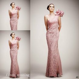 New Tony Ward Evening Dress Haute Couture Mermaid One Shoulder Long Lace Party Gown Women Dress