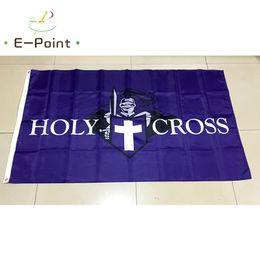 NCAA Holy Cross Crusaders polyester Flag 3ft*5ft (150cm*90cm) Flag Banner decoration flying home & garden outdoor gifts