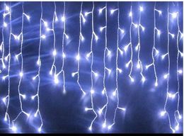 4M 120 Lichter Urlaub Festival Vorhang LED String Strip Eiszapfen Eisbar Lampe Girlanden für PARTY FAIRY CHRISTMAS