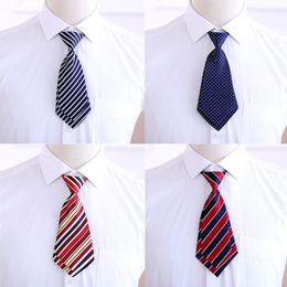 Student neck tie 12 colors 18cm baby's Stripe women necktie Lazy Children's tie For kids Christmas gift