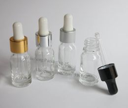 200 x 10ml Empty Clear Glass Essential Oil Bottle With Dropper 10cc Transparent Dropper Vials
