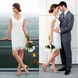 Discount Short Casual Beach Wedding Dresses Short Casual Beach