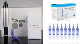Newest A1-C dr.pen 6 Speed Derma Pen Electic Auto Micro Needle Dermapen Dermastamp 3.0mm Meso 12 Needles Pen With Replaceable Cartridge