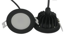 Dimmable 12W waterproof IP65 recessed led ceiling light with led driver size 90mm*45mm AC85-265V
