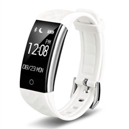 Bluetooth смарт-диапазона S2 Wristband Heart Rate Monitor IP67 Tracker Браслет Водонепроницаемая Smartband активность для Android IOS VS FitBit Charge 2