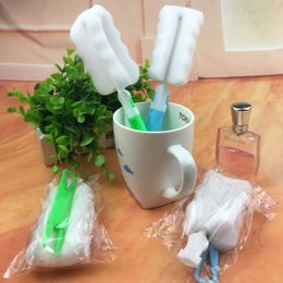 Manufacturers selling sponge cup brush bottle removable cup handle long spot