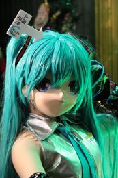 2016 Unique Handmade Latex Female Face Mask Cosplay Kigurumi DOLL Crossdresser Can Cusom Colour of Hair/Eyes