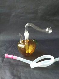 Apple Hookah , Wholesale Glass Bongs Accessories, Glass Water Pipe Smoking, Free Shipping