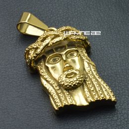 Men or womens gold filled stainless steel Jesus Christ Pendant N330