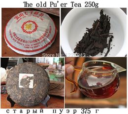 Sale pu er tea,357g oldest puer tea,ansestor antique,honey sweet,,dull-red Puerh tea wholesale freeshipping