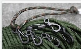 1000pcs Camping Mini Carabiners and Edc Tool Outdoor needed Mosquetones supervivencia and Bottle Hook Paracord Useful