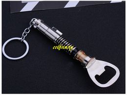 50pcs/lot Fast shipping hot sale protable keyring key chain bottle opener beer openers 133x34mm Size