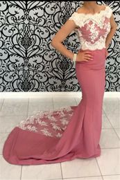 2019 Coral Colour Mermaid Prom Dress High Quality Applique Long Pageant Evening Party Gown Plus Size vestidos de festa