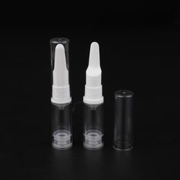 50 x 5ml High Quality Airless Lotion Bottles 5g Transparent Empty Eye Cream Sample Bottle Portable Makeup Tools Free Shipping