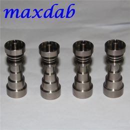 Universal domeless titanium nails 10mm 14mm 19mm joint male and female Ti nail gr2 quality suit for all the glass bongs