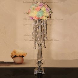 Free shipping Acrylic Crystal Wedding Centrepiece / Table Centrepiece 70cm Tall * 18cm Diameter Wedding Decor road leads