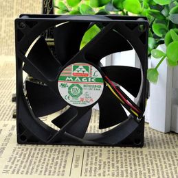 MAGIC 90*90*25 12V 0.54A 9 cm mgt9212ub-r25 3 wire PC chassis CPU fan