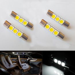 20pcs 29mm 3SMD LED Fuse Car Vanity Mirror Light Sun Visor Bulb White Practical