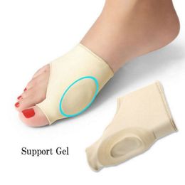 Wholesale New Bunion Corrector Gel Pad Stretch Nylon Hallux Valgus Protector Guard Toe Separator Orthopaedic Supplies