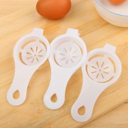 White Egg Yolk Separator Egg Divider Hand Egg Tools pp Food Grade Material