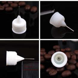 PE Plastic Needle Bottles 5ml 10ml 15ml 20ml 30m 50ml 100ml with White Needle Tip For E Liquid Oil