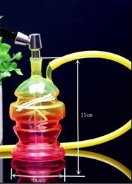 Color glass pot Hookah, color, style, random delivery, Water pipes, glass bongs, glass Hookahs, smoking pipe
