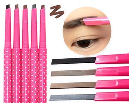 Newest Waterproof Twist Up Eyebrow Eyeliner eye brow Liner Pencil Makeup Tool Cosmetic long lasting 5colors women gift custom logo